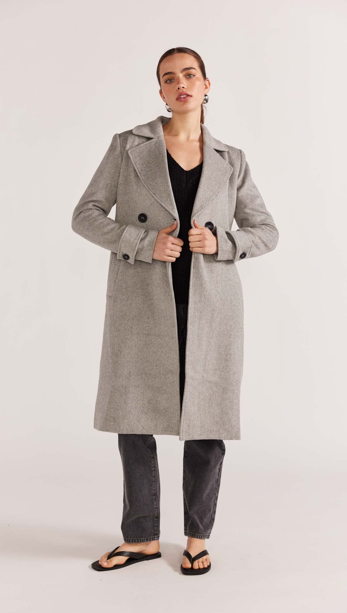 READE BELTED COAT-Staple the Label