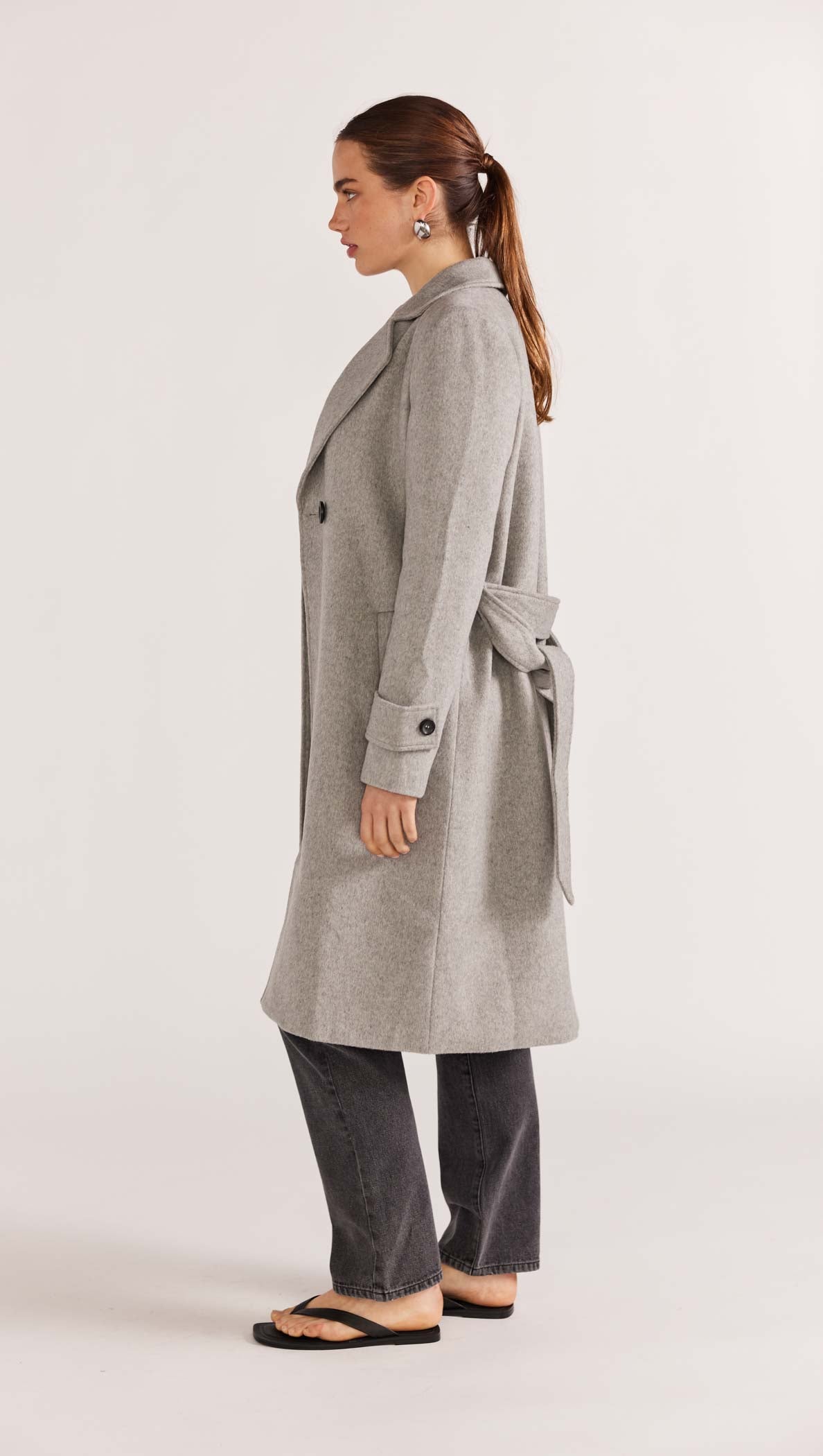 READE BELTED COAT-Staple the Label