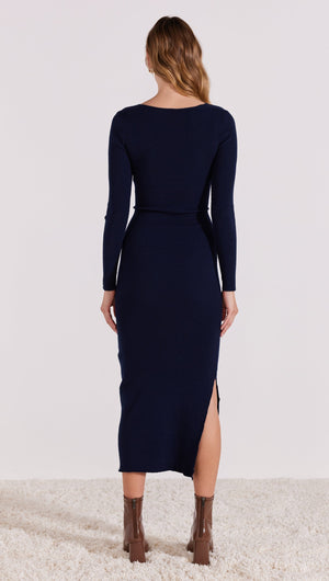 ADDISON KNIT MIDI DRESS-KNITWEAR-STAPLE THE LABEL