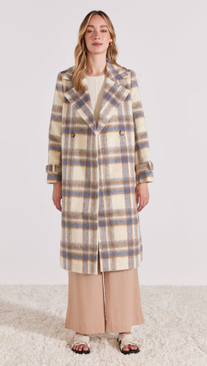 KEATON CHECK COAT-COATS-STAPLE THE LABEL