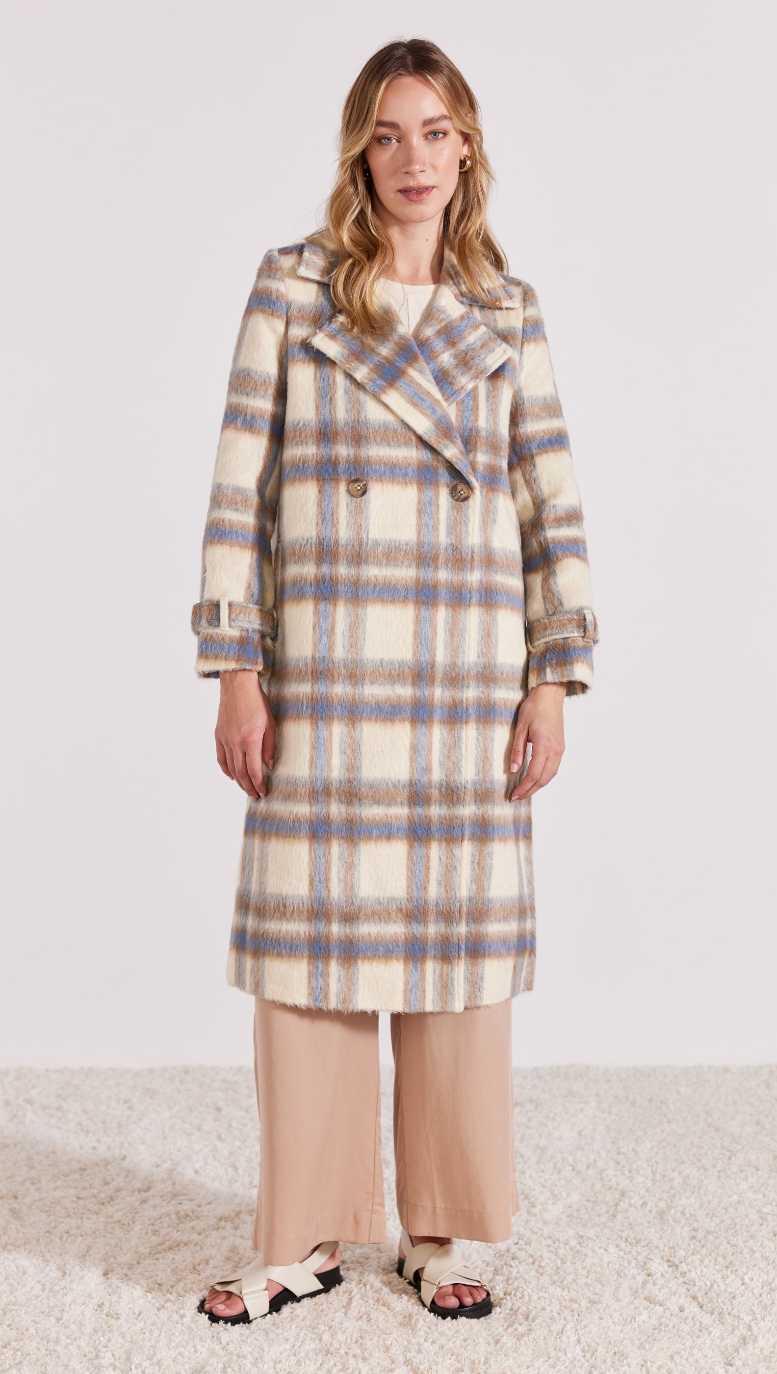 KEATON CHECK COAT-COATS-STAPLE THE LABEL