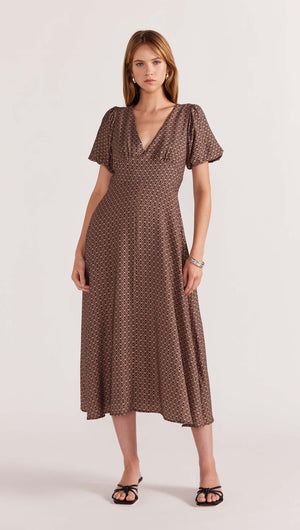 MEMOIR MIDI DRESS-Staple the Label