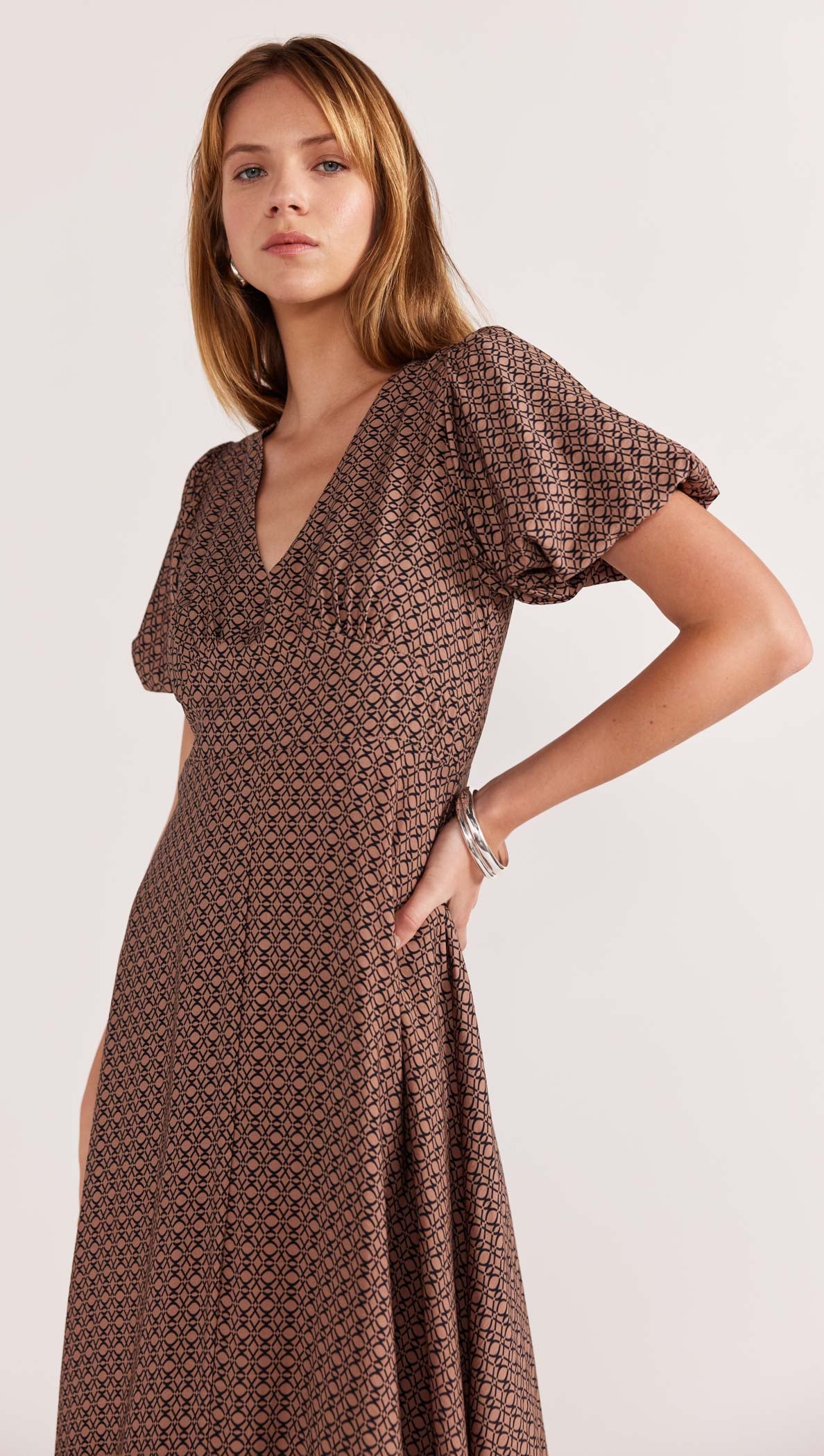 MEMOIR MIDI DRESS-Staple the Label