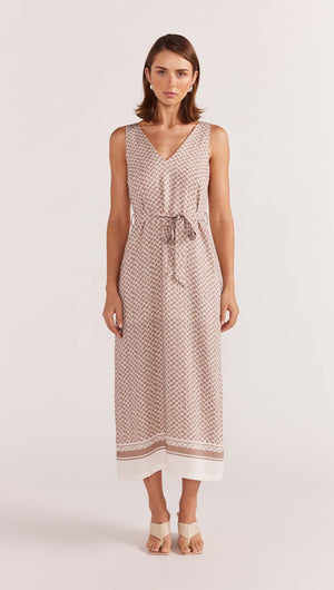 SOLEIL MIDI DRESS-Staple the Label