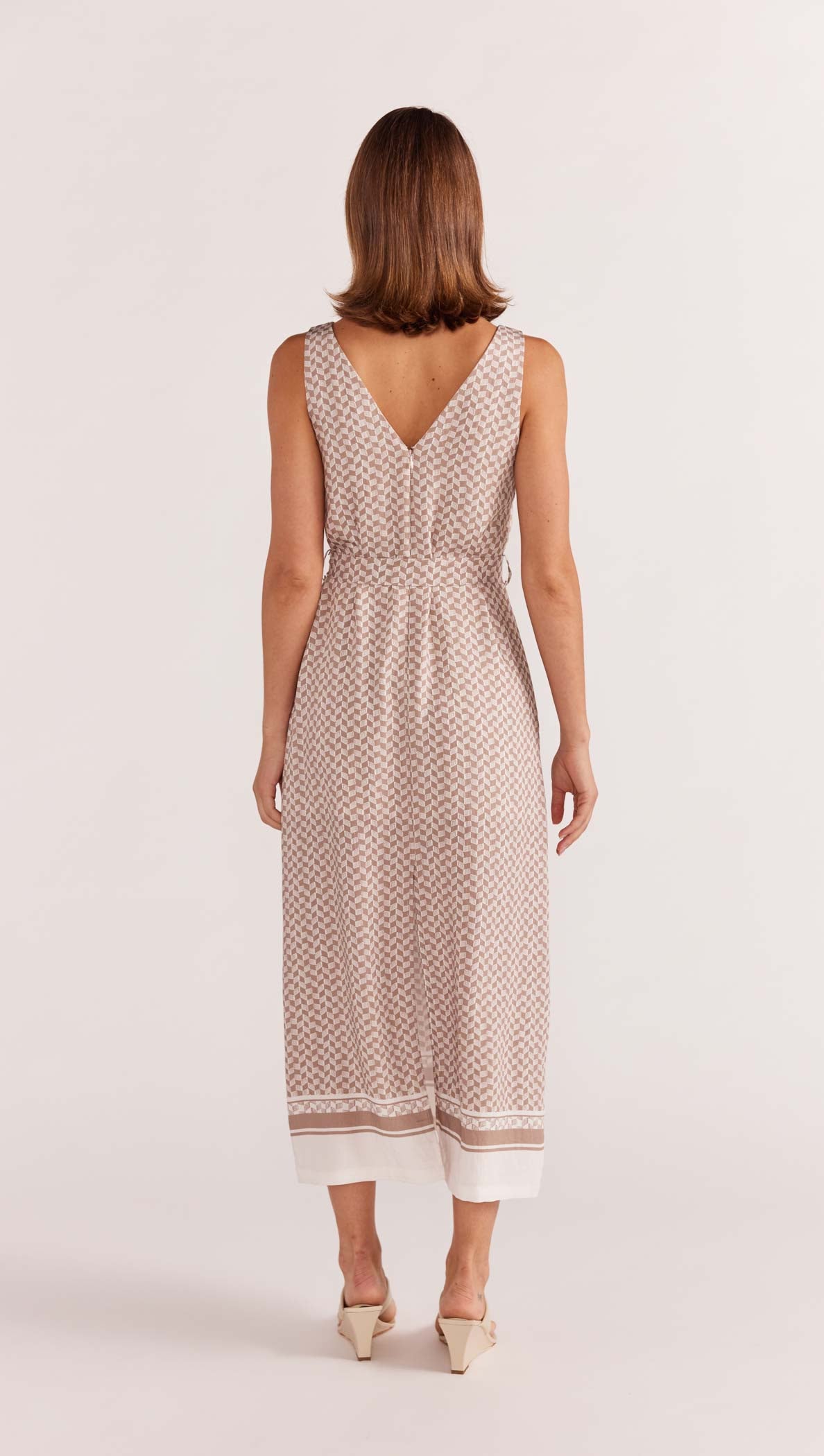 SOLEIL MIDI DRESS-Staple the Label