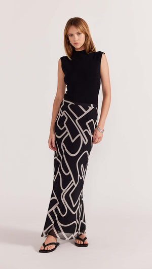 VENTO BIAS MAXI SKIRT-Staple the Label