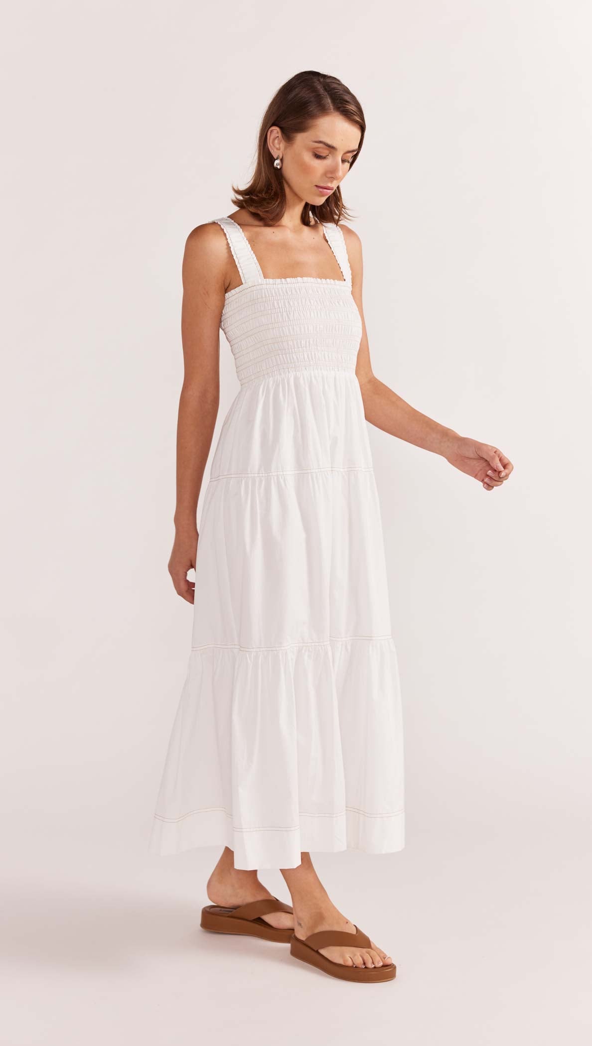 MAYA SHIRRED SUNDRESS-Staple the Label