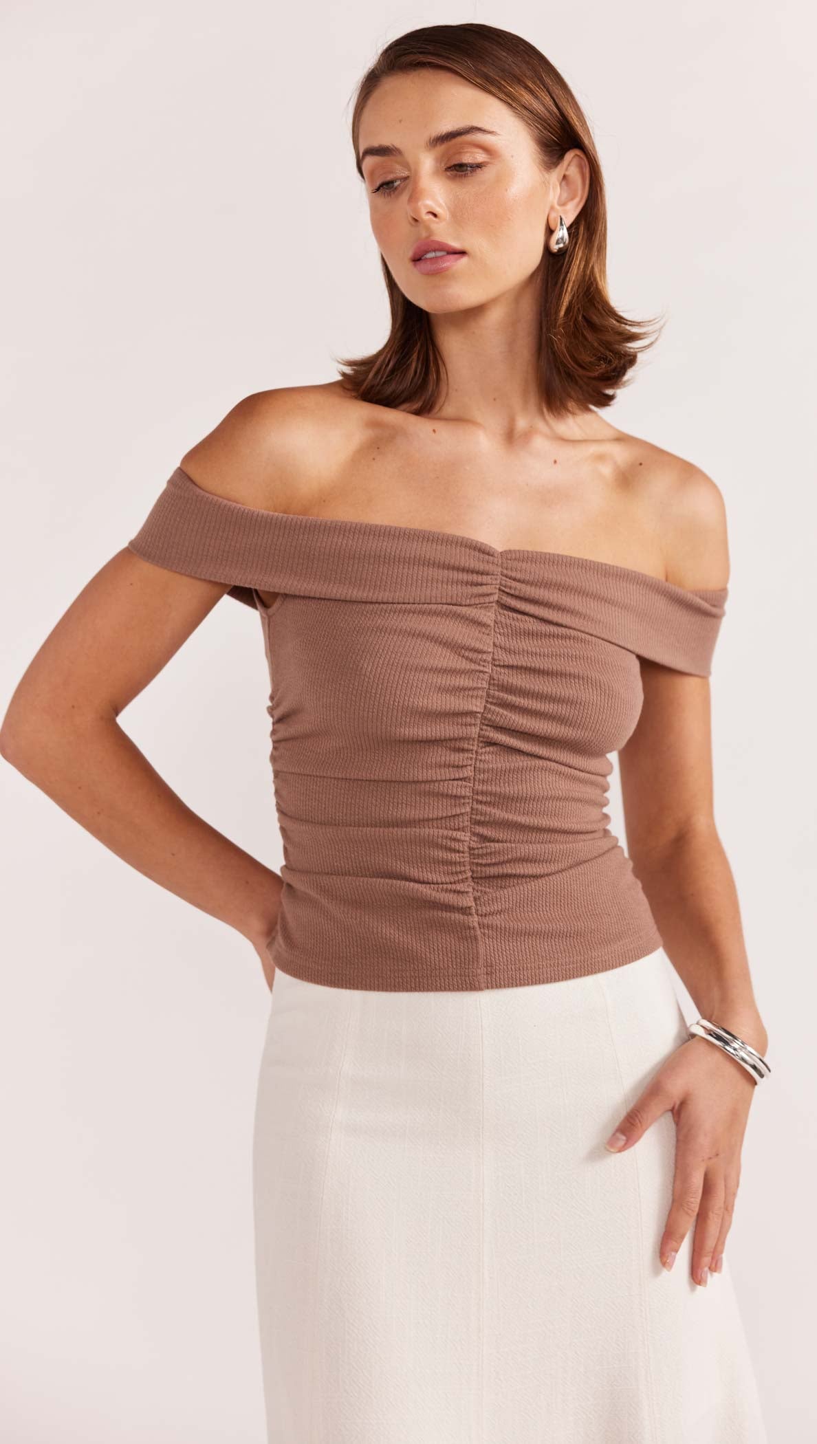 CELIA OFF SHOULDER TOP-Staple the Label