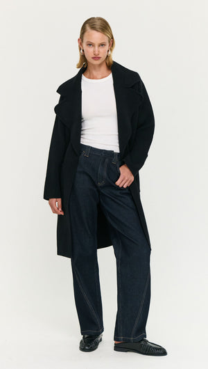 Core Coatigan - Black