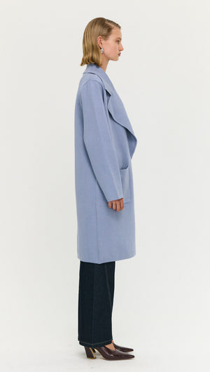 Core Coatigan - Dove Blue