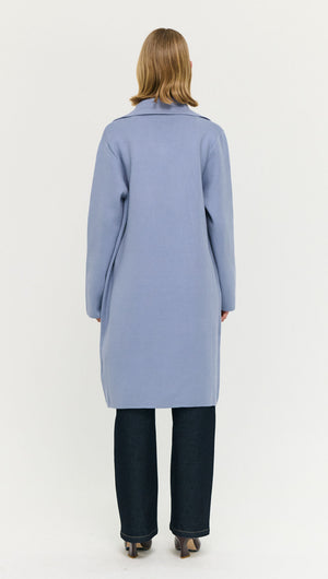 Core Coatigan - Dove Blue
