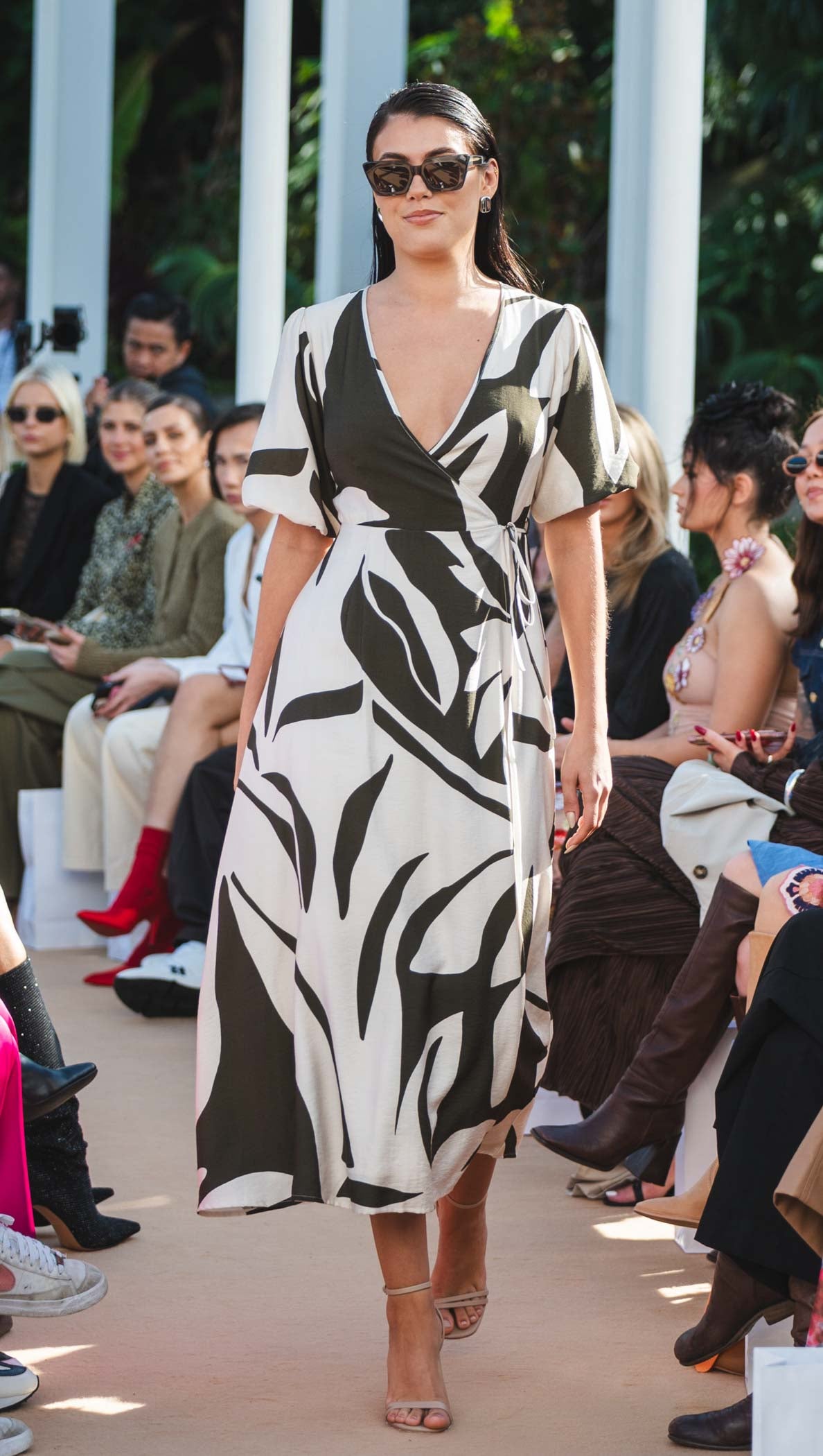 Acacia Wrap Midi Dress - Staple the Label