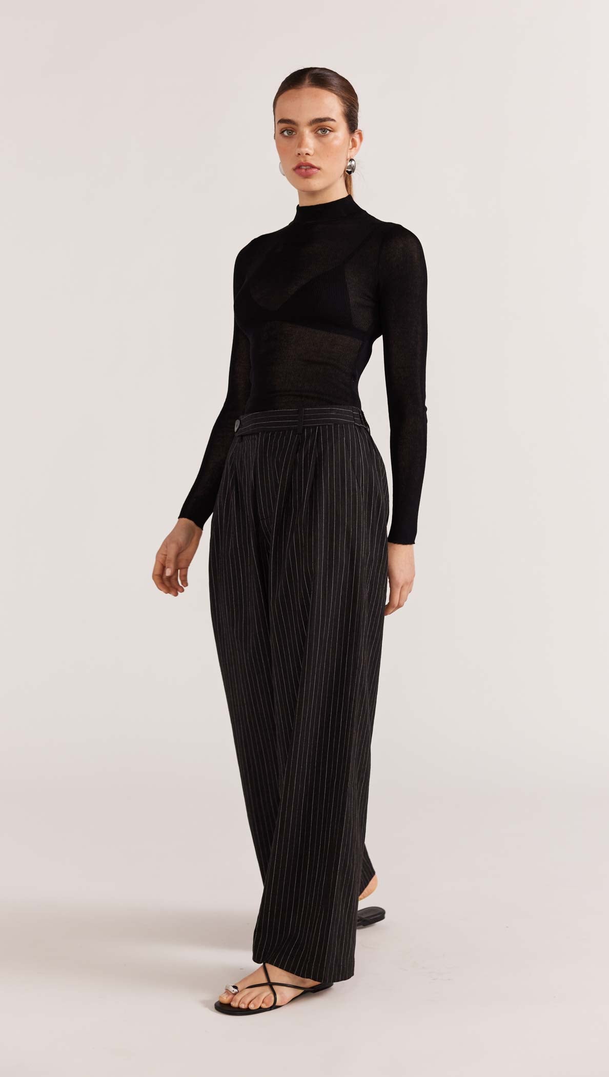 MAXWELL WIDE LEG PANTS-Staple the Label