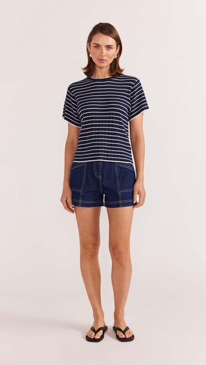 COCO STRIPE KNIT TEE-Staple the Label