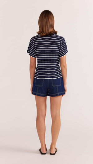 COCO STRIPE KNIT TEE-Staple the Label