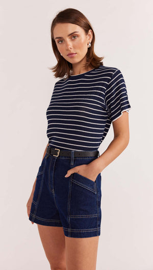 COCO STRIPE KNIT TEE-Staple the Label