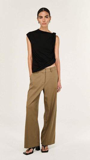 Chai Wide Leg Tailored Suit Pant
