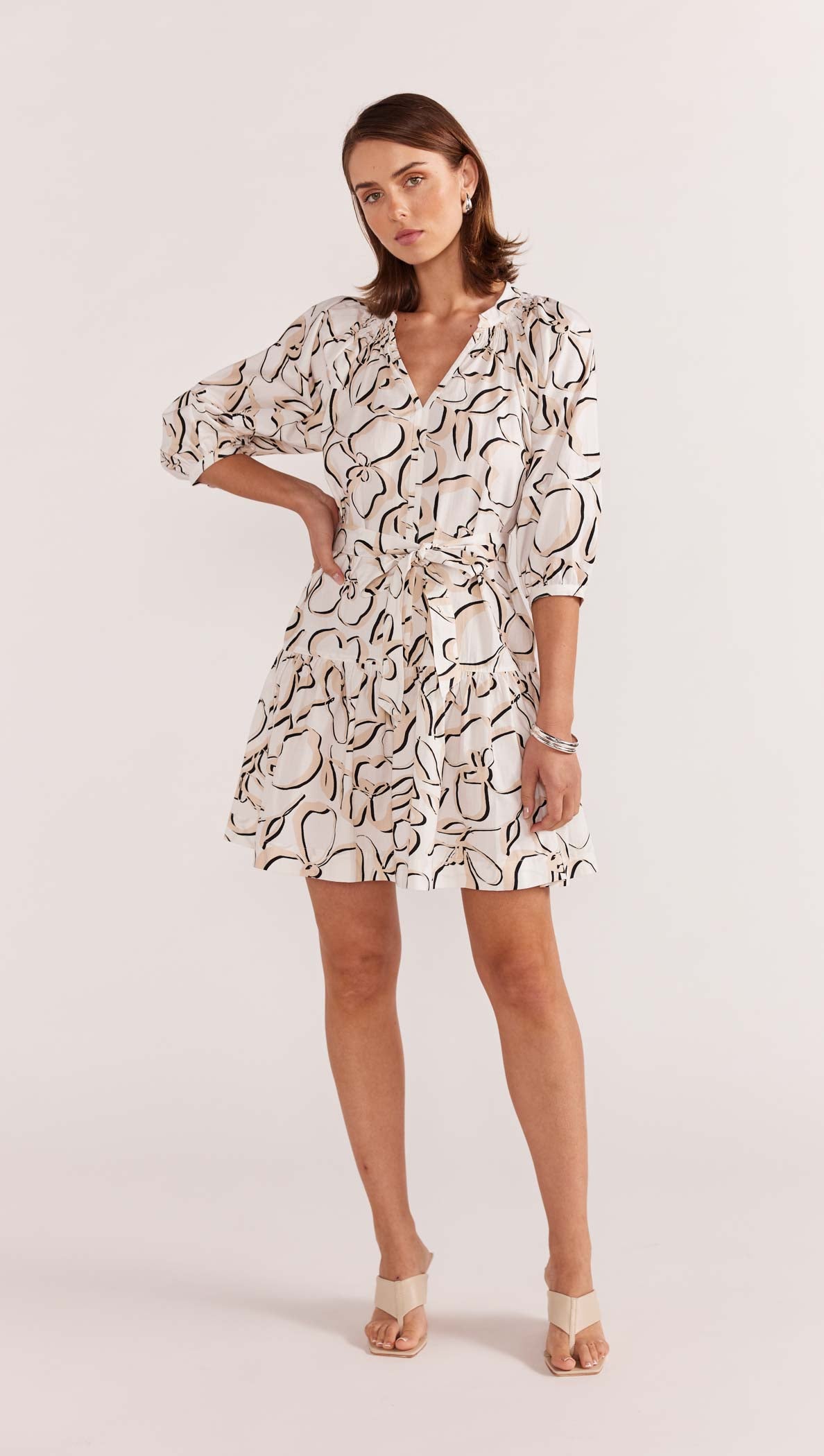 AMINA SMOCK DRESS-Staple the Label