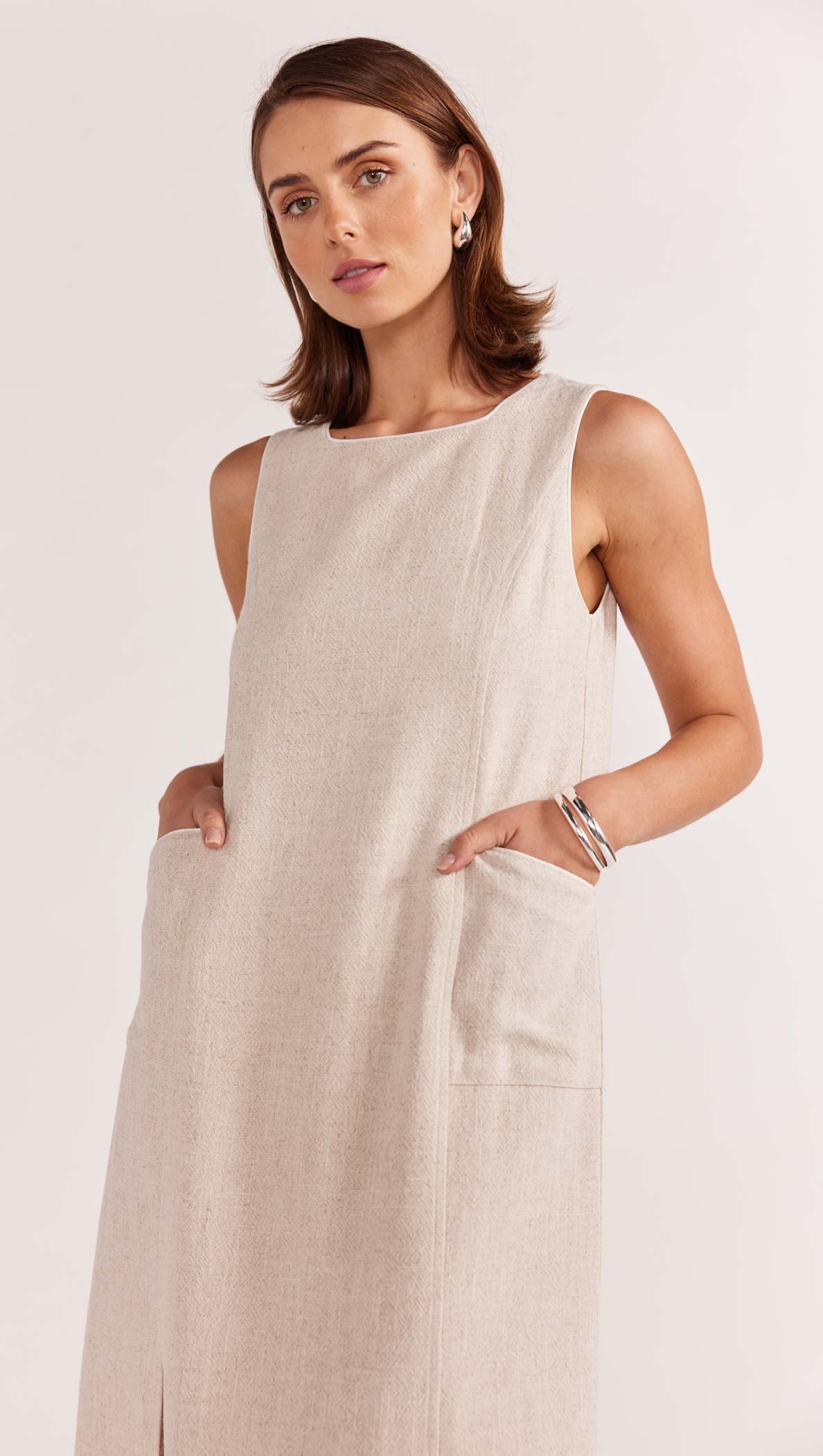 ALBA MIDI DRESS-Staple the Label