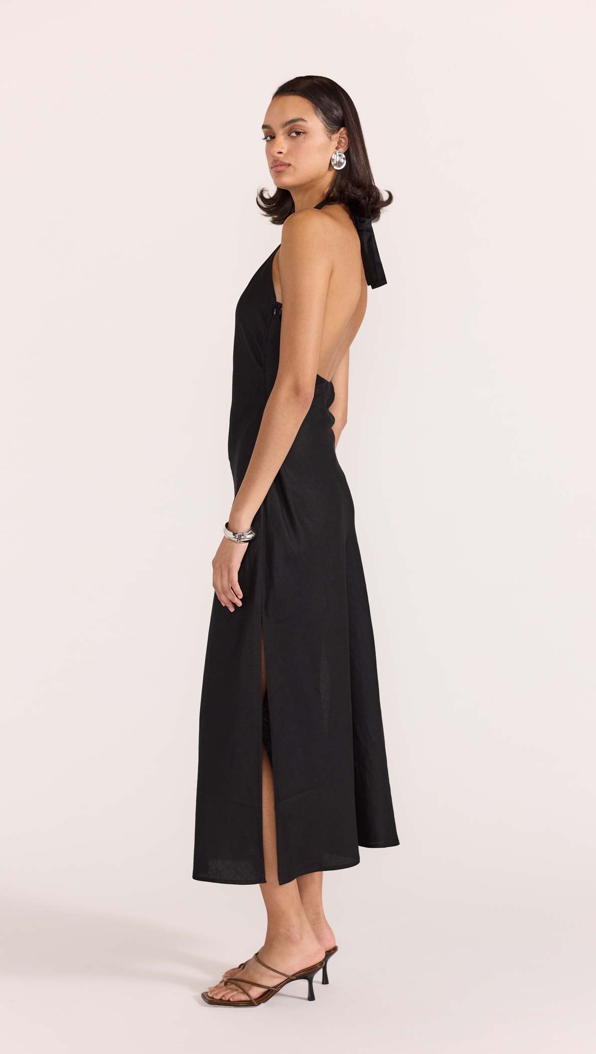 Amana Halter Bias Dress - Staple the Label Amana Halter Bias Dress - Staple the Label