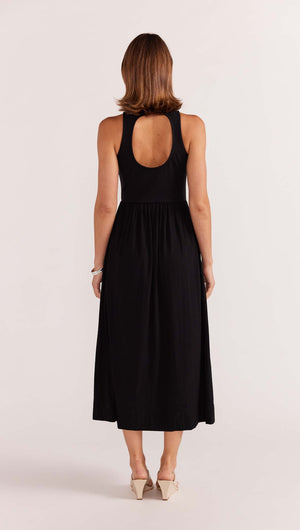 EVA HIGH NECK MIDI DRESS-Staple the Label