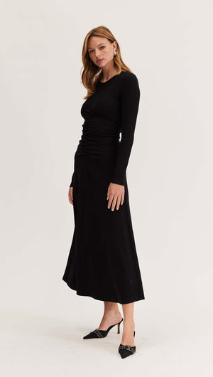 HUXLEY MIDI DRESS-Staple the Label