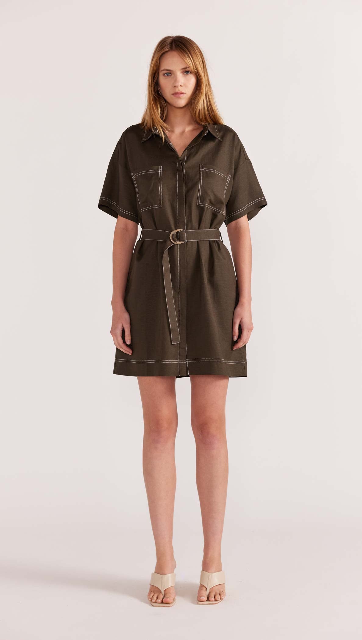 SASKIA MINI SHIRTDRESS-Staple the Label