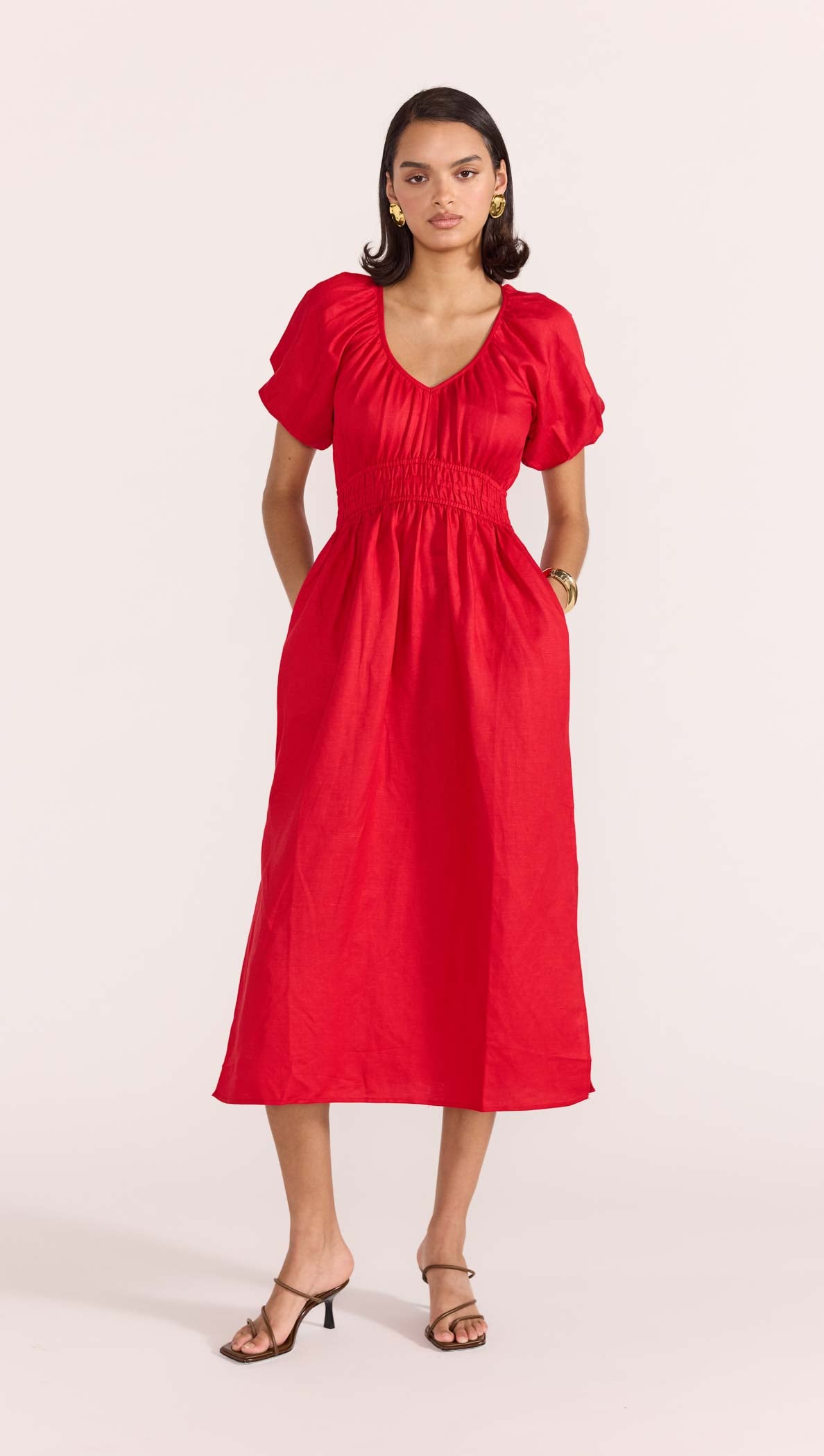 AMANA MIDI DRESS-Staple the Label