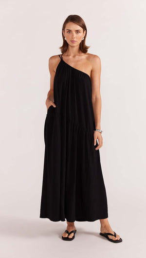 EVA ONE SHOULDER MAXI DRESS-Staple the Label