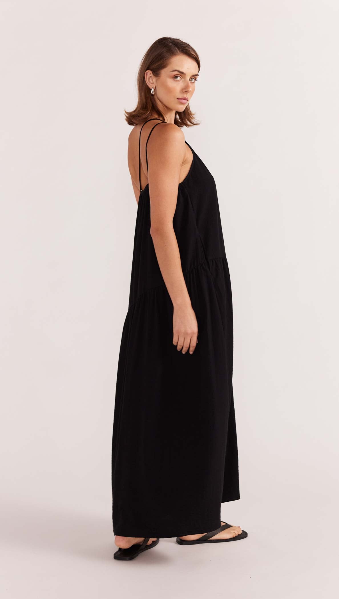 EVA ONE SHOULDER MAXI DRESS-Staple the Label