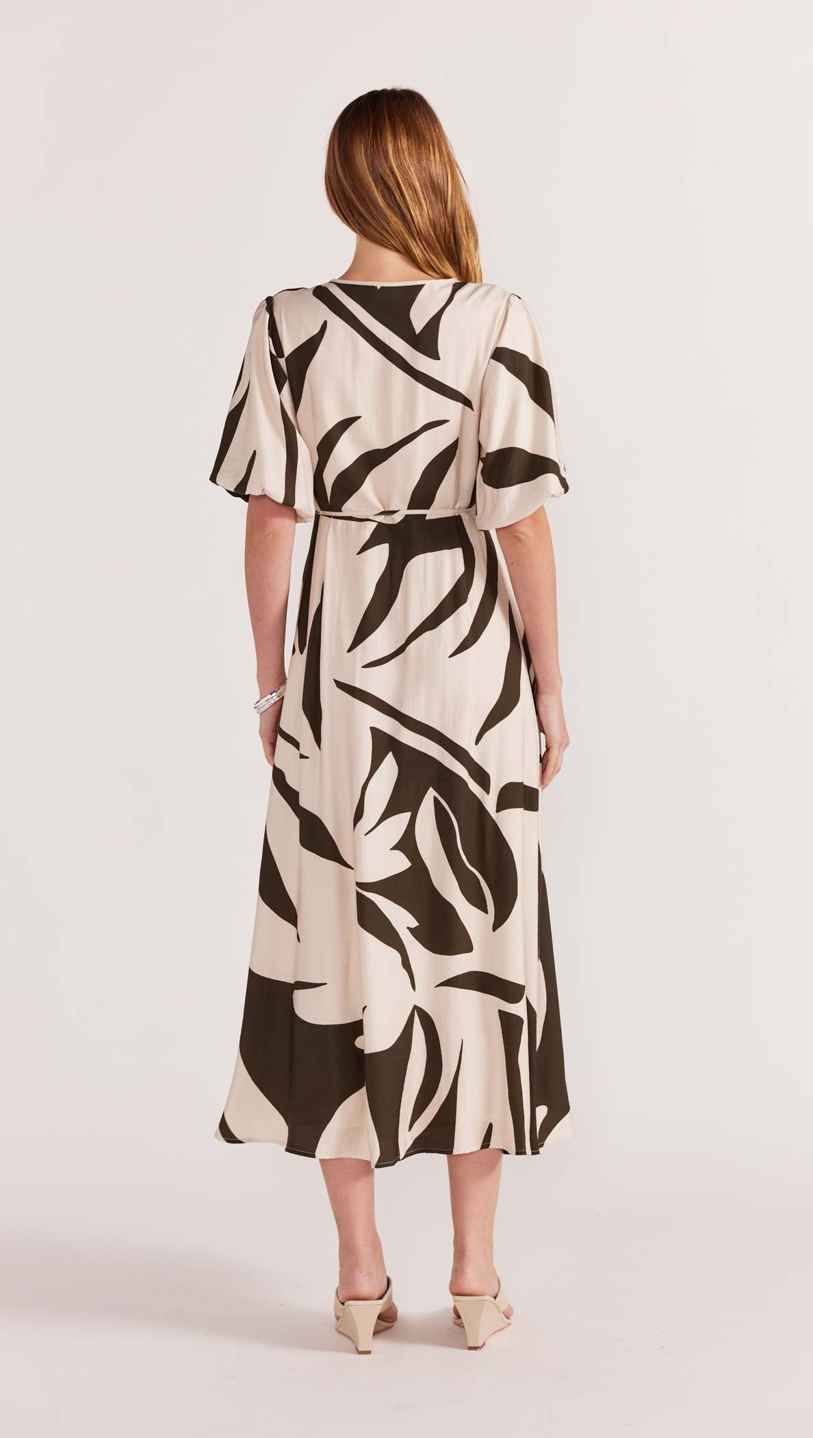 ACACIA WRAP MIDI DRESS-Staple the Label