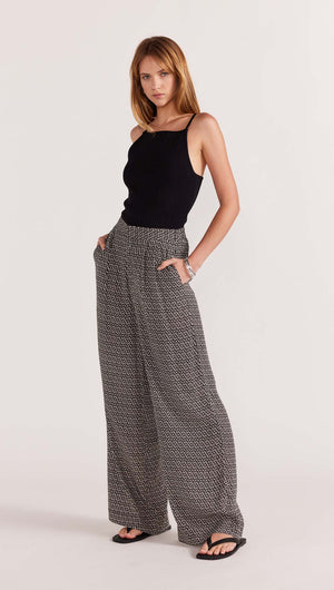 DELLA WIDE LEG PANTS-Staple the Label