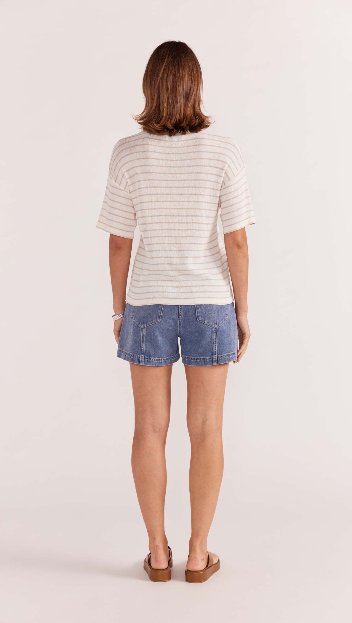 PAIGE STRIPE KNIT TEE-Staple the Label