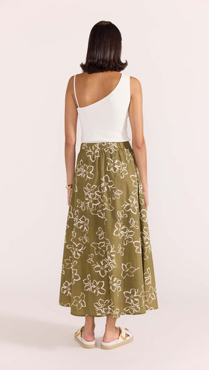 INES MIDI SKIRT-Staple the Label