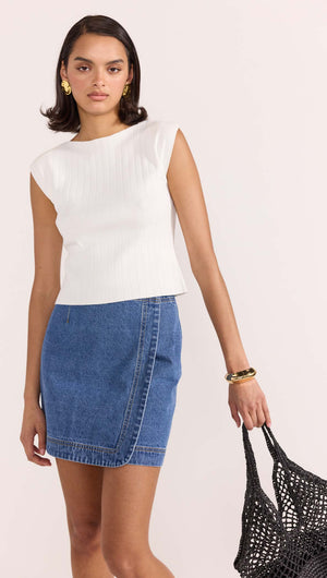 AVINA BOAT NECK KNIT TOP-Staple the Label