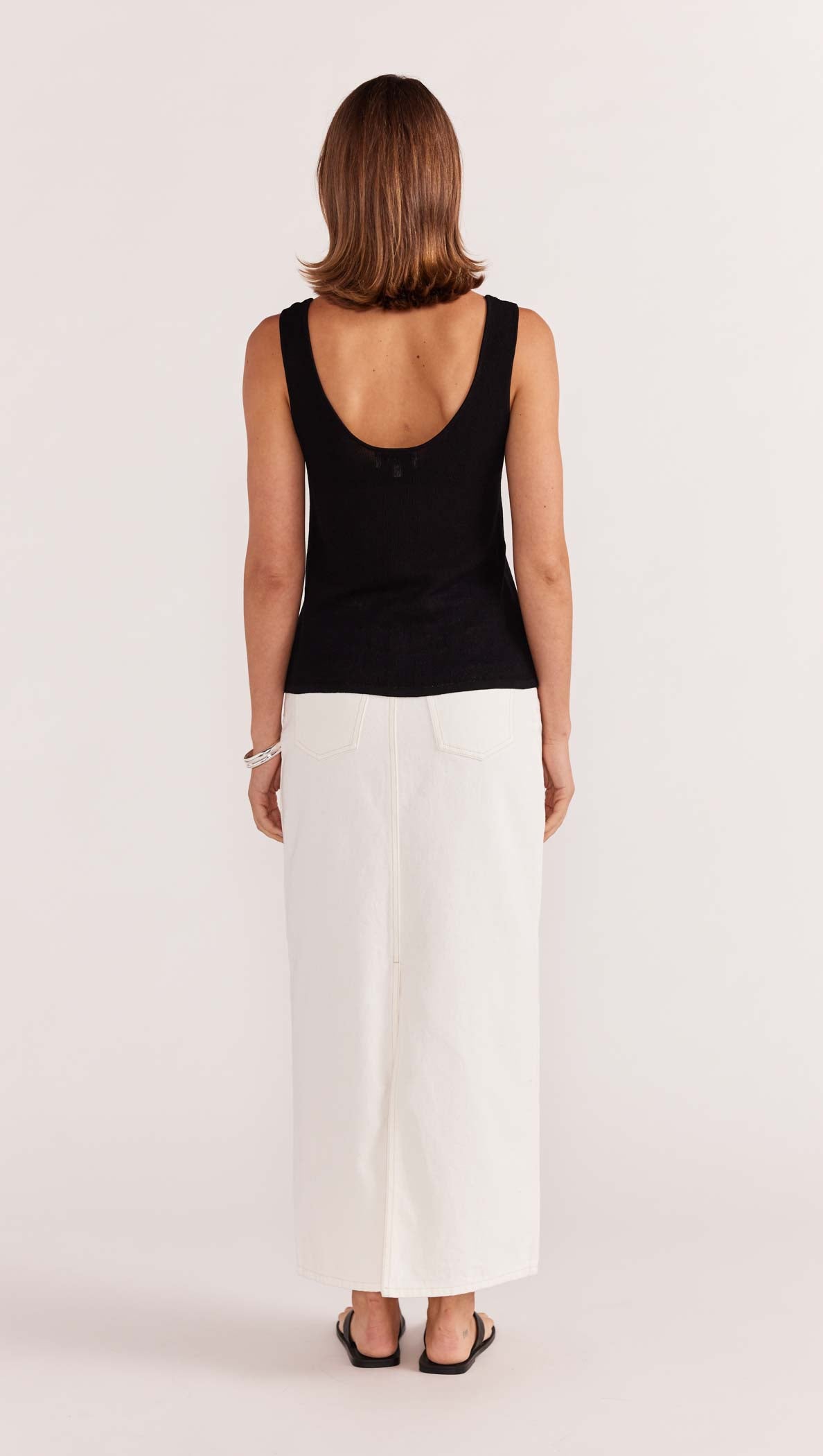 DUSK SHEER KNIT TANK-Staple the Label