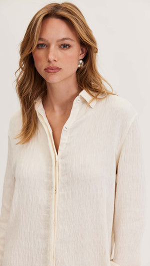 ELENA TEXTURED SHIRT-Staple the Label