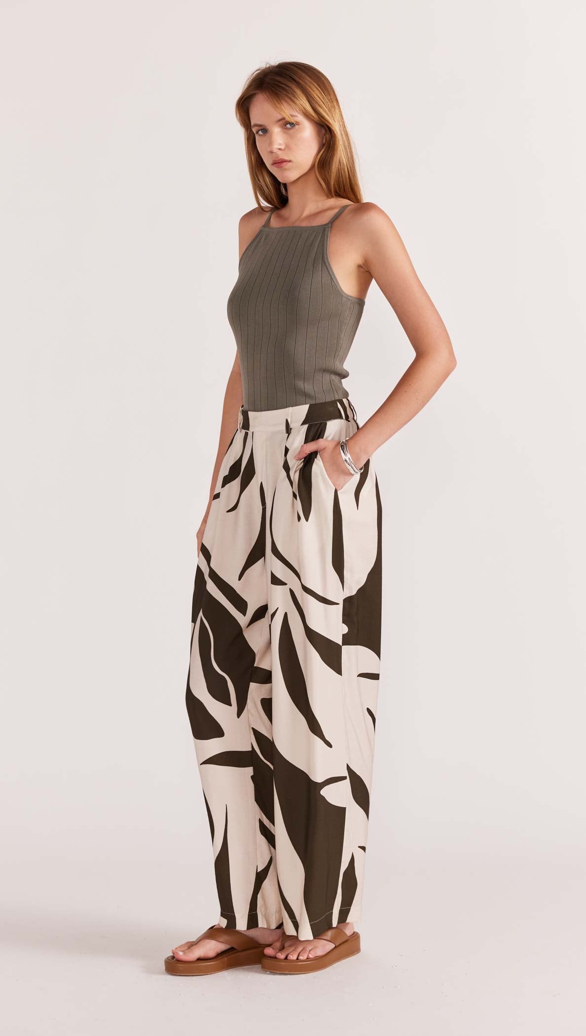 ACACIA WIDE LEG PANTS-Staple the Label