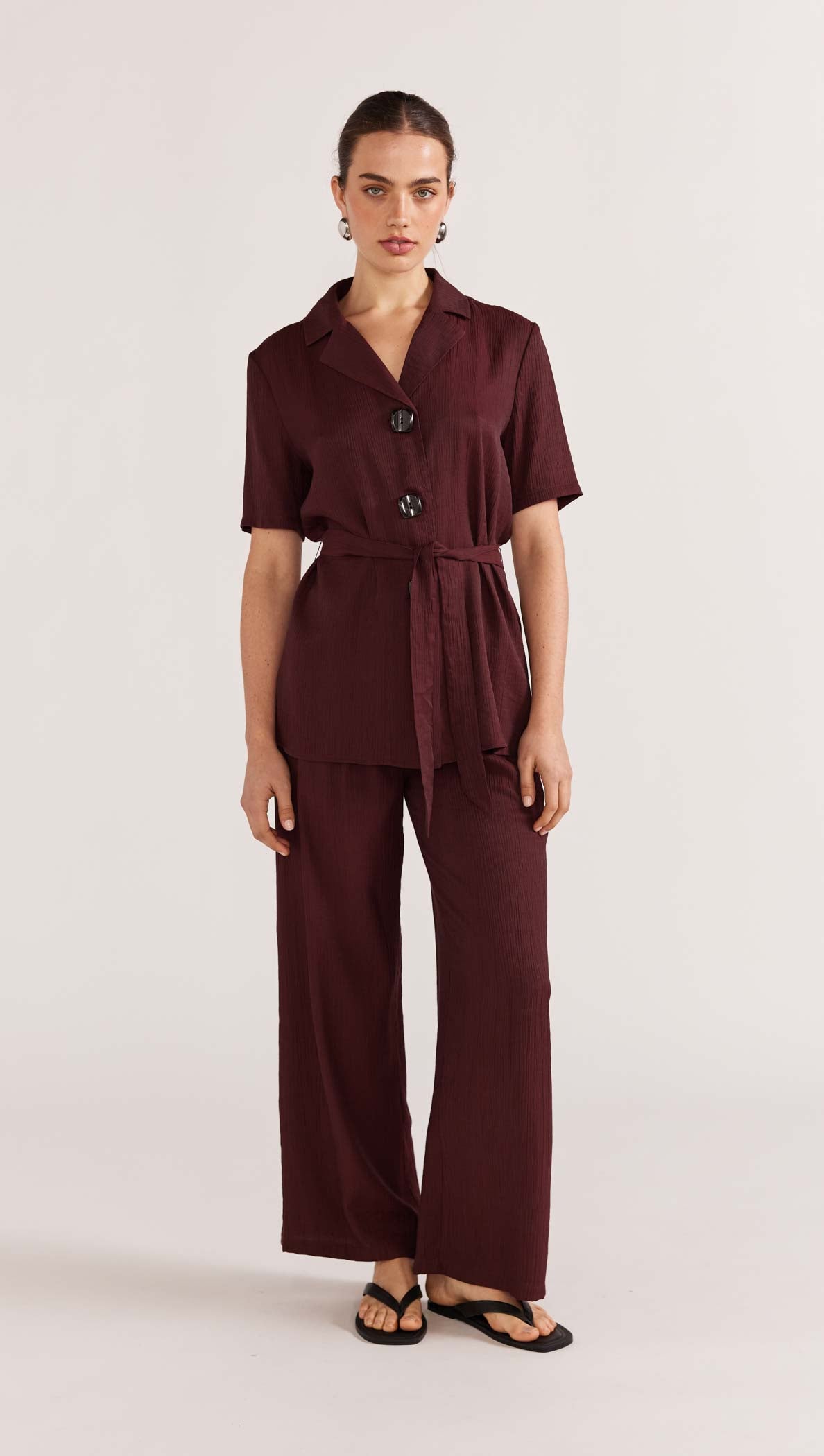 ASTOR BELTED SHIRT-Staple the Label