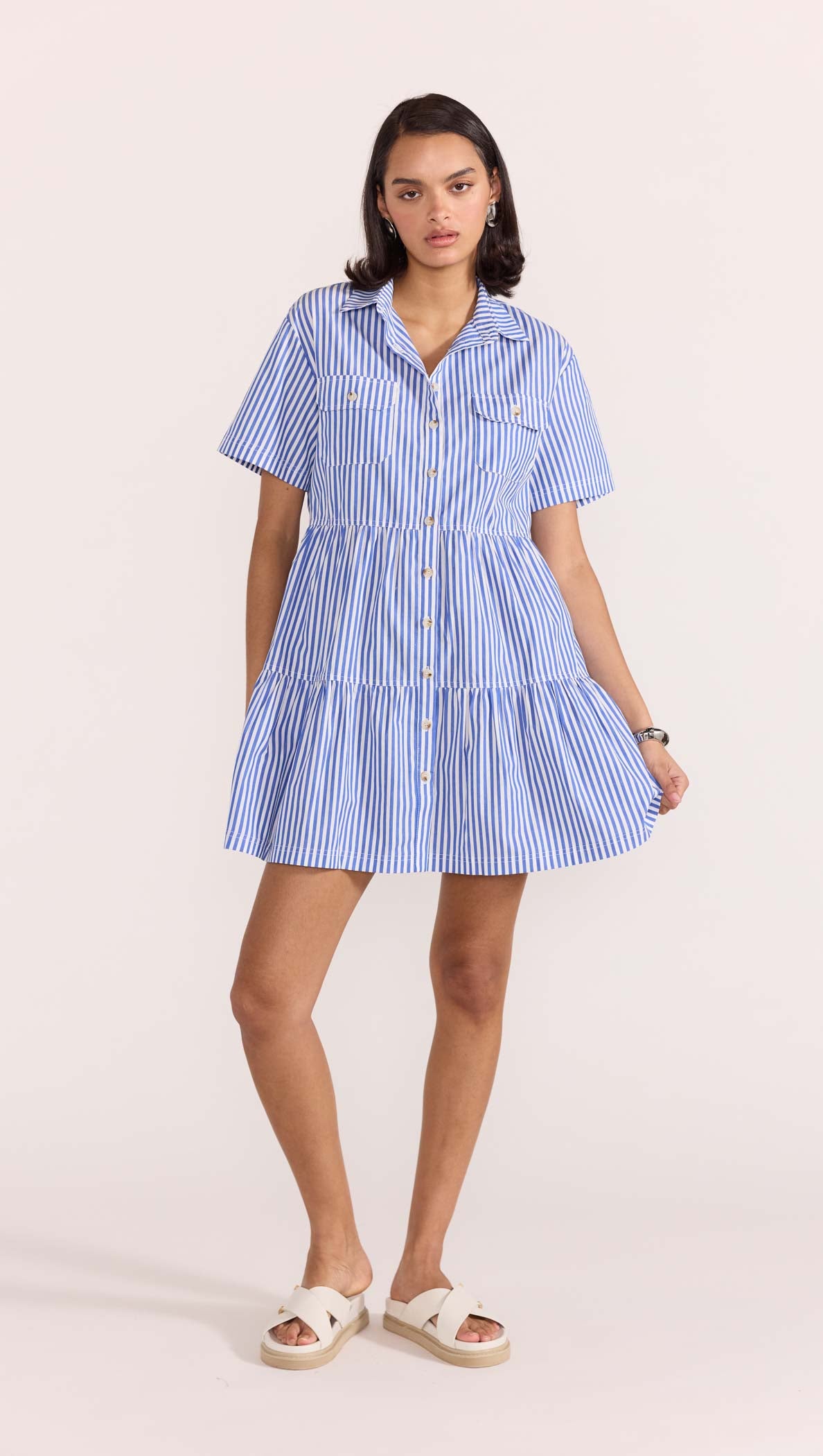 MATHILDE MINI SHIRTDRESS-Staple the Label