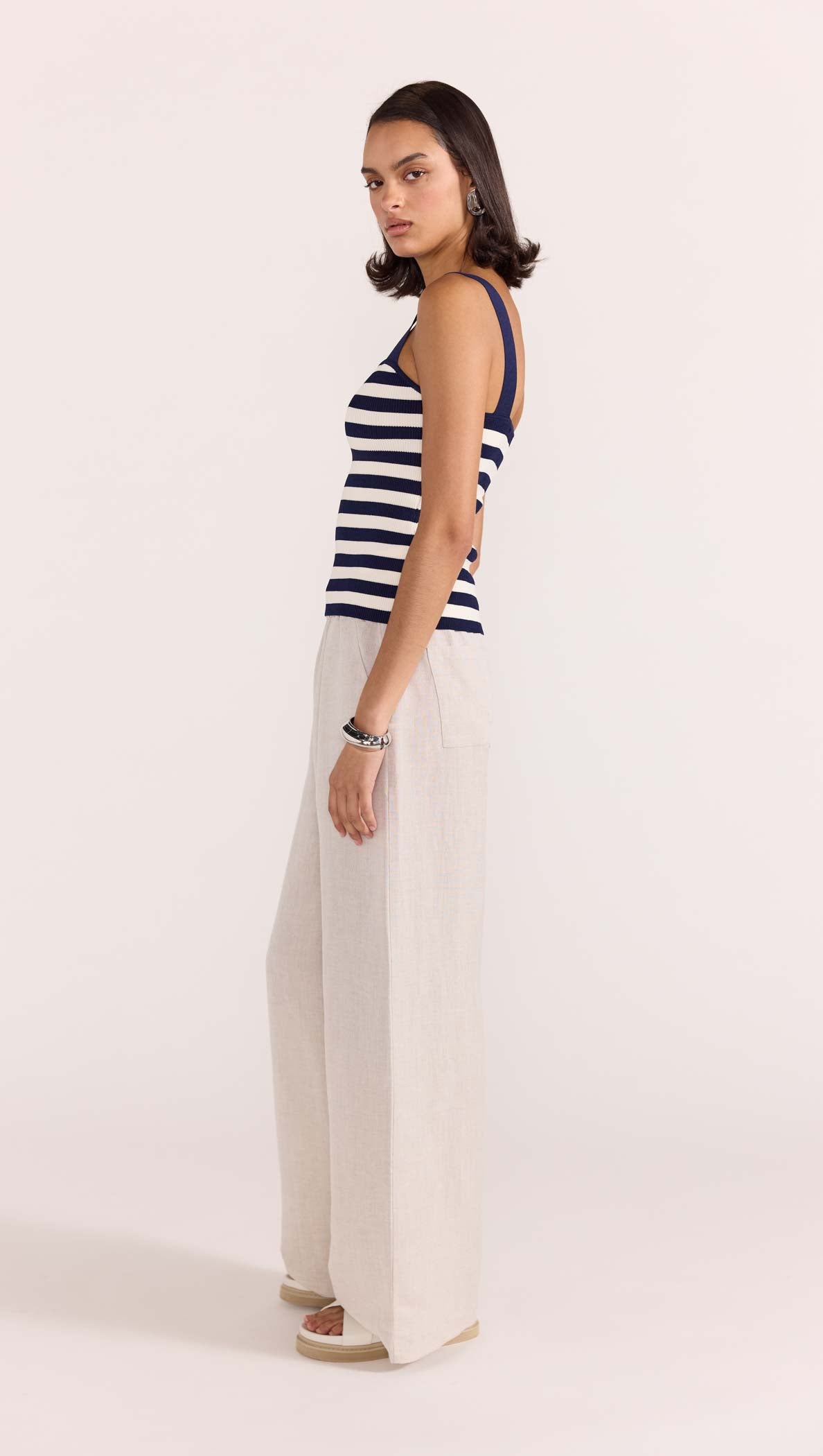 MINNA STRIPE SINGLET-Staple the Label