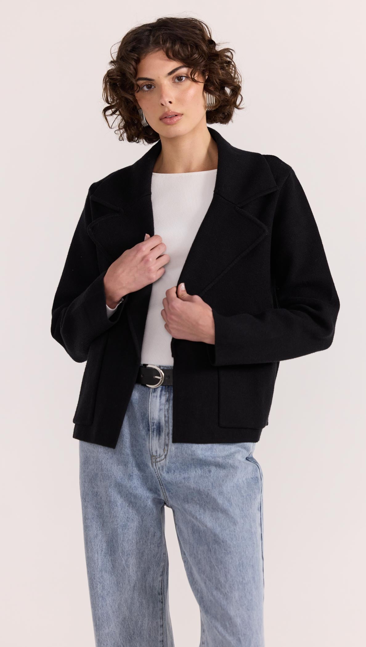 AIDEN CROP COATIGAN-JACKETS-Staple the Label
