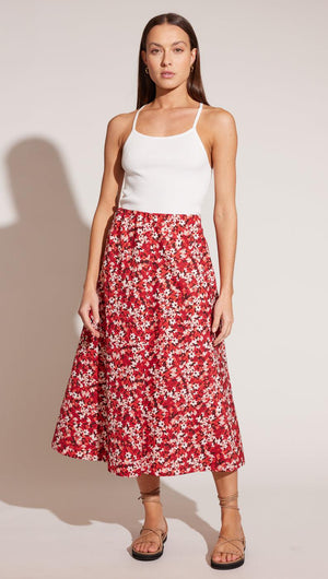 ALINA BIAS MIDI SKIRT