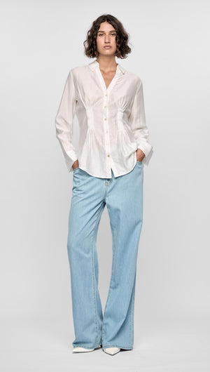 AMARA PINTUCK SHIRT-SHIRTS - CASUAL-Staple the Label