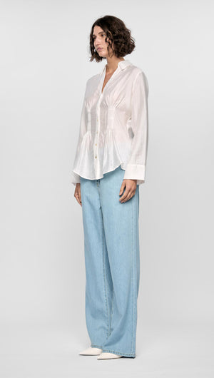 AMARA PINTUCK SHIRT-SHIRTS - CASUAL-Staple the Label
