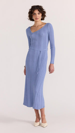 AMIRA RIBBED KNIT MIDI DRESS-DRESSES - MIDI-Staple the Label