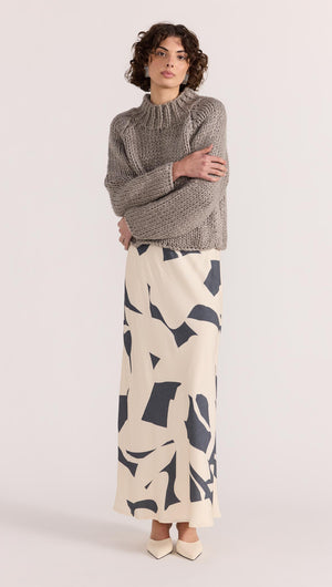AURA BIAS MIDI SKIRT-SKIRT - MIDI-Staple the Label