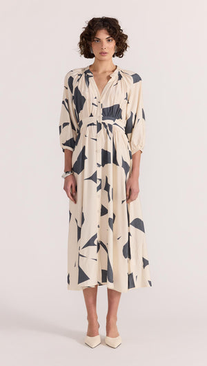 AURA MIDI DRESS-DRESSES - MIDI-Staple the Label