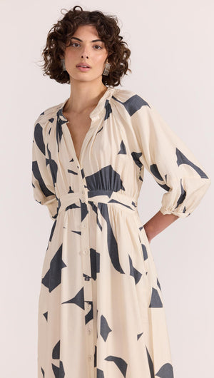 AURA MIDI DRESS-DRESSES - MIDI-Staple the Label