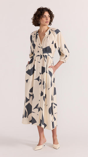 AURA MIDI DRESS-DRESSES - MIDI-Staple the Label
